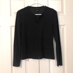 French connection zip up blouse